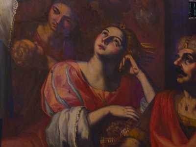 Rosa fu un importante artista post-caravaggesco, allievo a Napoli di Massimo Stanzione e Paolo Finoglio. A lui si devono ad esempio gli affreschi del soffitto della Basilica di San Nicola a Bari 